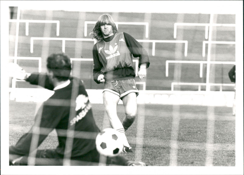 Glenn Strömberg, Swedish professional footballer. - Vintage Photograph