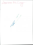 Lawrence McCray. - Vintage Photograph