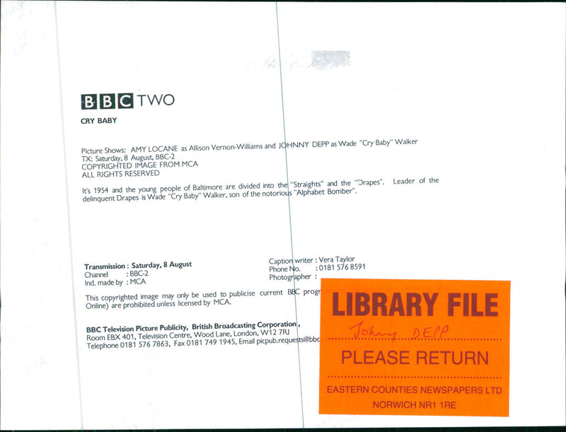 1954 THIS ED LEADER IMAGE BRITISH WRITER TELEVISION - Vintage Photograph