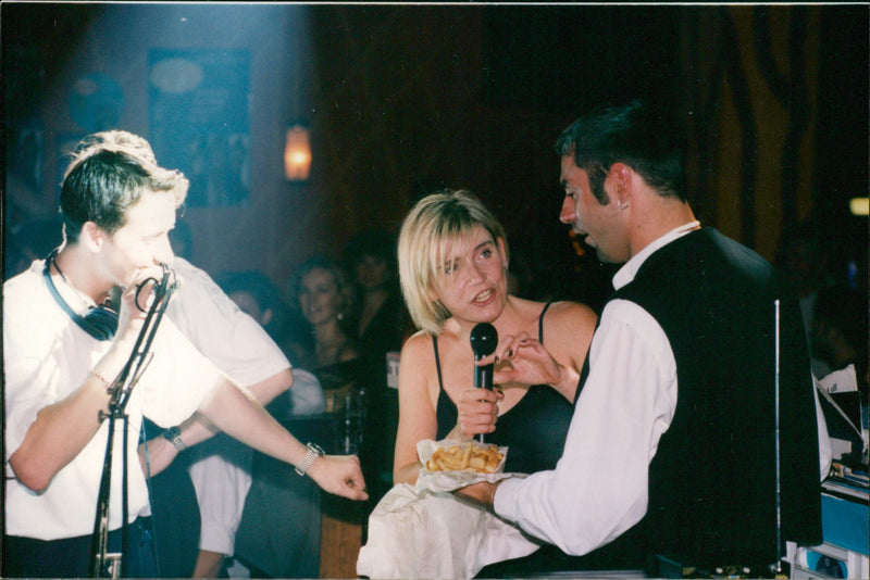 Michelle Collins during her visit to Ritzy and 5th Avenue - Vintage Photograph