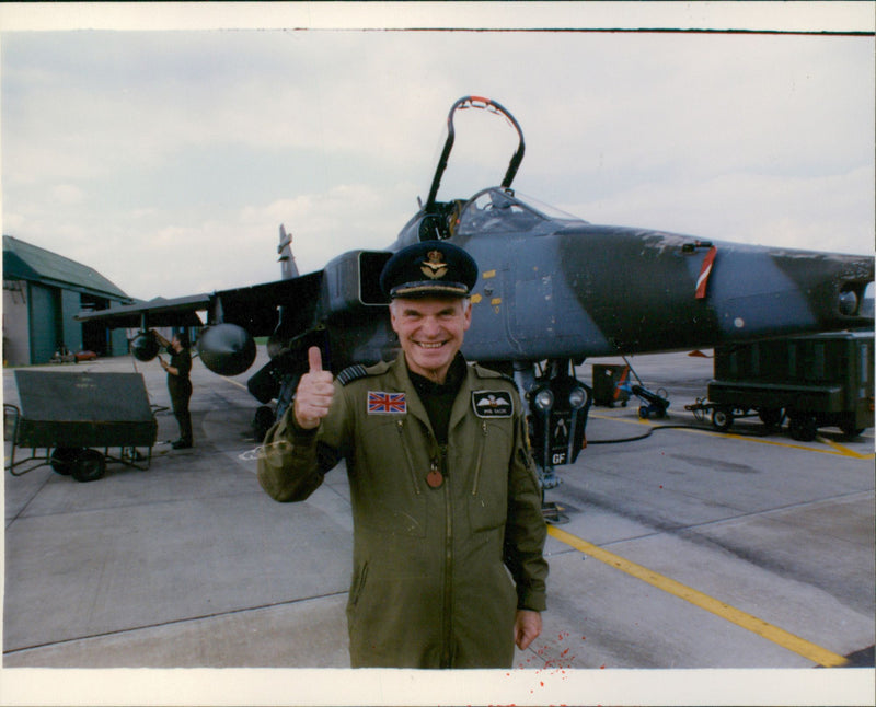 Group Captain Phil Dacre of RAF Coltishall - Vintage Photograph