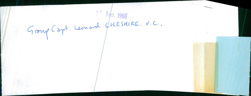 Group Captain Leonard Cheshire - Vintage Photograph