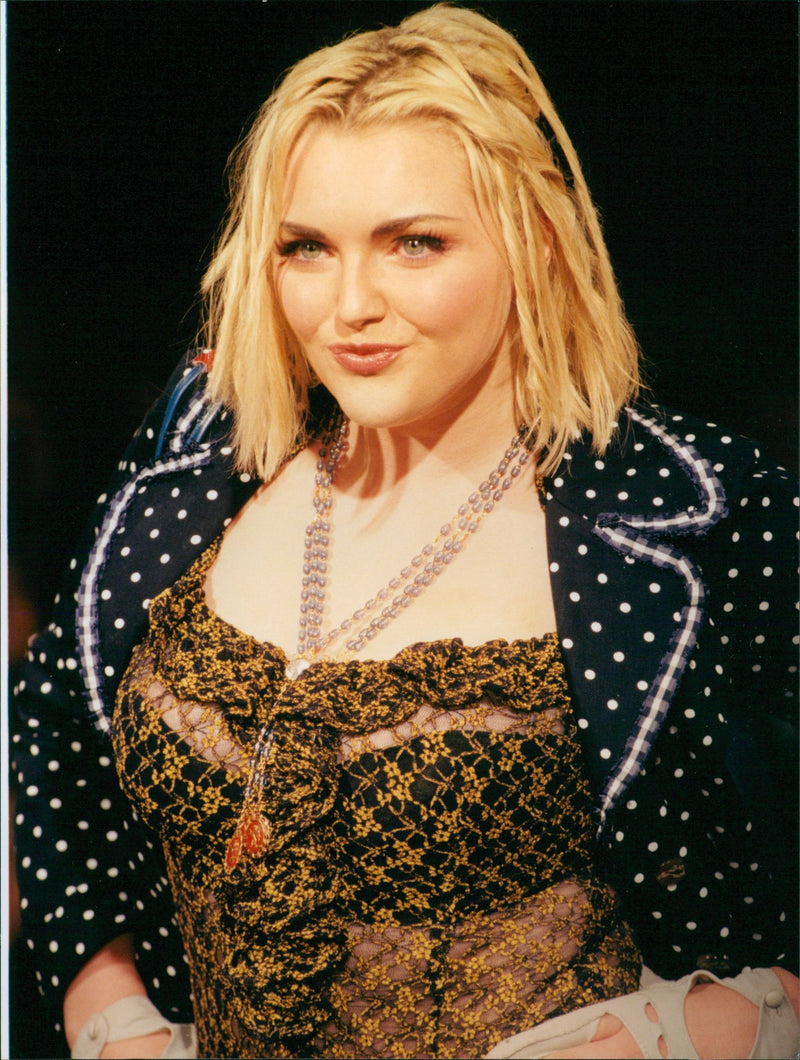 Sophie Dahl during the London Fashion week - Vintage Photograph
