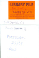 Neil Daniels and Ronnie Dereham - Vintage Photograph