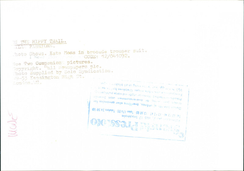 Models, The Hippy Strail - Vintage Photograph