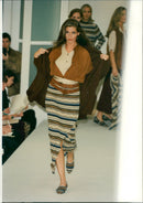 Models, Layers of natural fabrics - Vintage Photograph