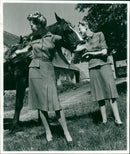 Two-piece dress of utility" models - Vintage Photograph