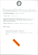 Prince Bertil (Bertil Gustaf Oskar Carl Eugén) Duke Of Halland in Consultation with Dr. Eva-Maria Neher During the 1991 Nobel Prize Awarding Ceremony in Stockholm Sweden - Vintage Photograph