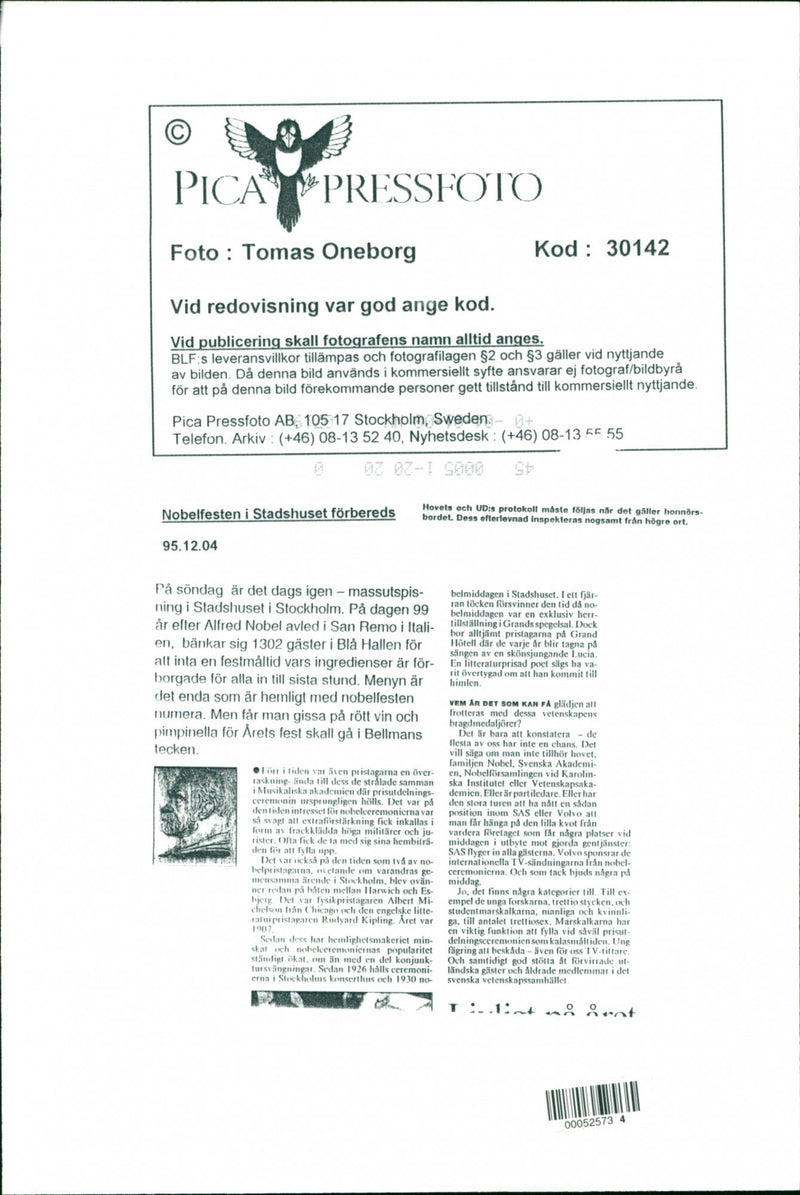 RESPONSIBLE FUTURE IMAG SWEDEN PAUL NOBEL POET ALBERT - Vintage Photograph