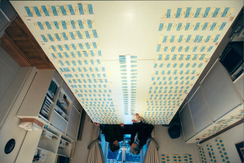 1995 SWEDEN PICA RESPONSIBLE DESK IMAGE POET NOBEL ALBERT GRAND - Vintage Photograph