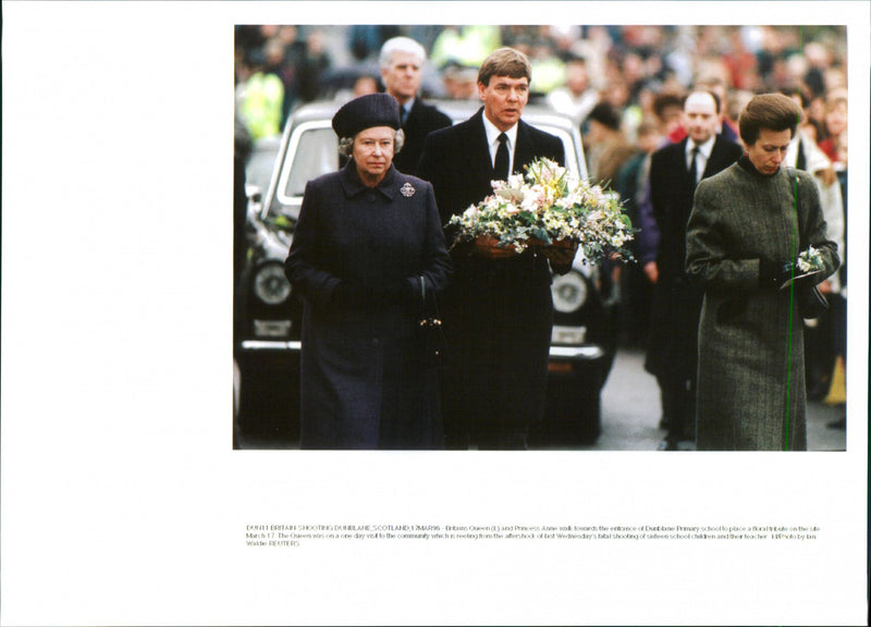 Queen Elizabeth II and Princess Anne of England - Vintage Photograph