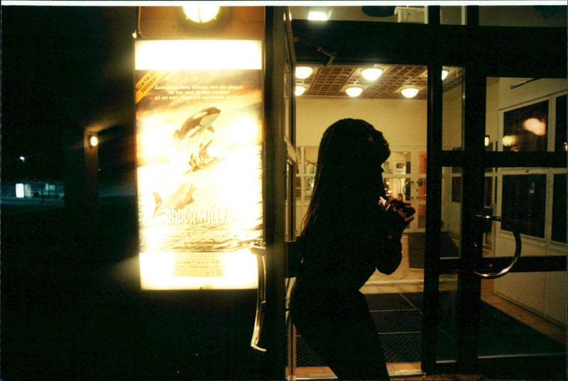 Poetry evening in Rinkeby - Vintage Photograph