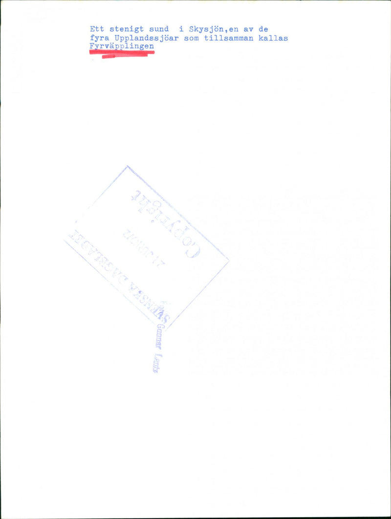 Sweden: Fyrväpplingen - Vintage Photograph