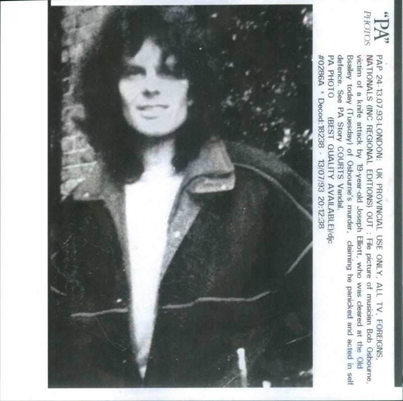 1993 MUSICIAN - Vintage Photograph