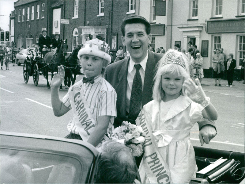 Olly Day together with James Stanton-Gooch and Hayley Childs - Vintage Photograph