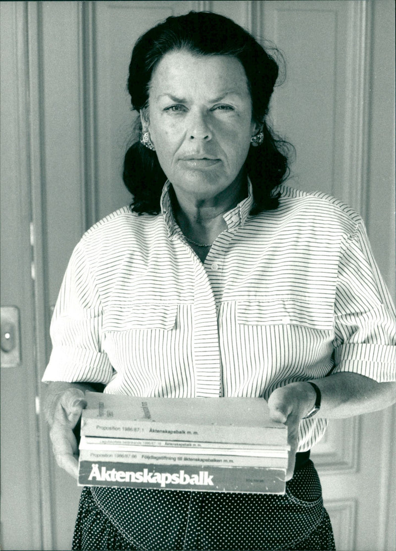 Birgitta Melander, Lawyer - Vintage Photograph