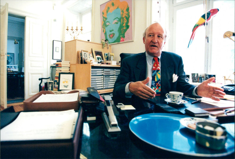 Ian Wachtmeister, politician, - Vintage Photograph