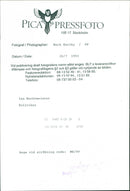 Ian Wachtmeister, politician, - Vintage Photograph