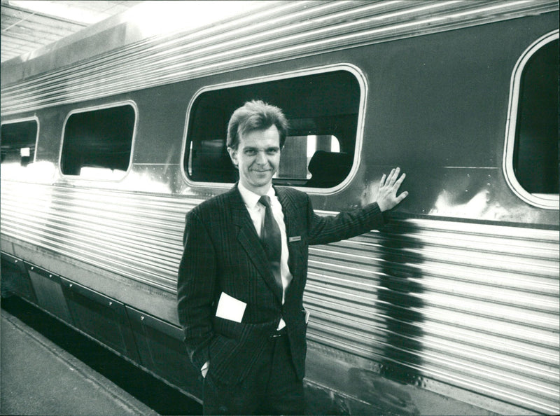 Stefan Pettersson, Deputy Director General of SJ. - Vintage Photograph
