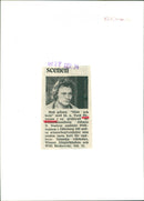 Swedish actor Tord Peterson in play 'Slott och koja' - Vintage Photograph