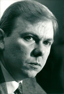 Ake Pettersson, politician. - Vintage Photograph