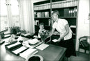 Ulla Tillander, Minister of Education in the Government Fälldin III. - Vintage Photograph