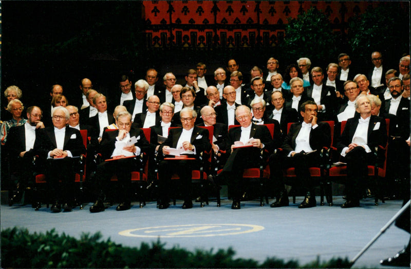 Nobel Prize Awards in Concert Hall 1992 - Vintage Photograph