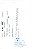 PASSANTS FOIS PLUSIEURS CONTINUE PIQUANT GARROT AUTOUR MATELAS POLICE PRESS - Vintage Photograph