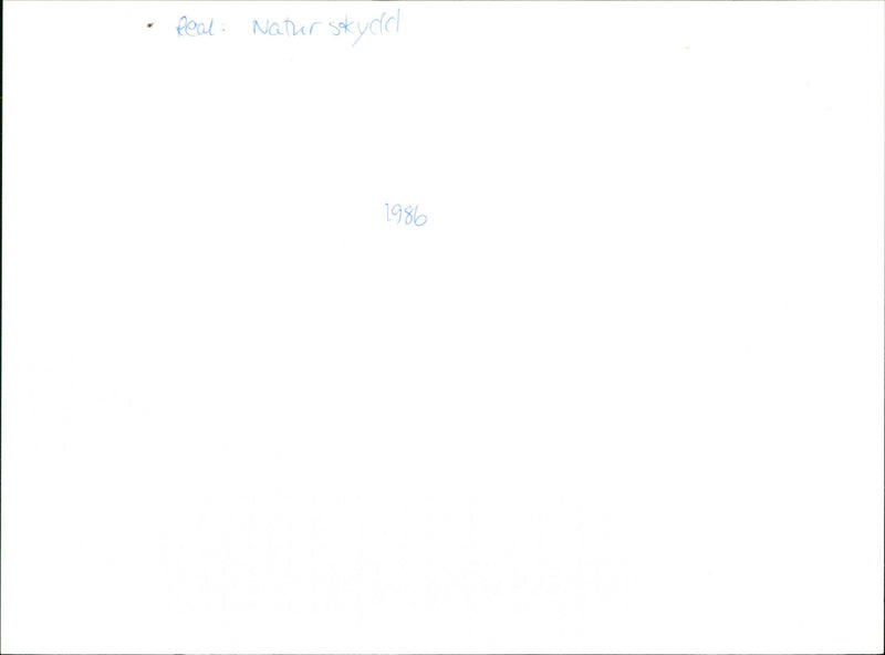 1986 NATURE RESERVED PROTECTED REAL CONSERVATION NYGREN LENNART - Vintage Photograph