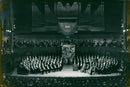 A view over the concert hall during 1992 Nobel Prize award ceremony - Vintage Photograph