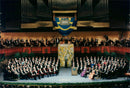 A view over the concert hall during 1992 Nobel Prize award ceremony - Vintage Photograph