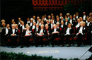 All 1992's Nobel laureates on the podium in the Concert Hall - Vintage Photograph