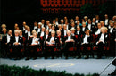 All 1992's Nobel laureates on the podium in the Concert Hall - Vintage Photograph