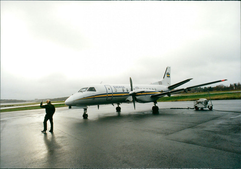 Airplane. - Vintage Photograph