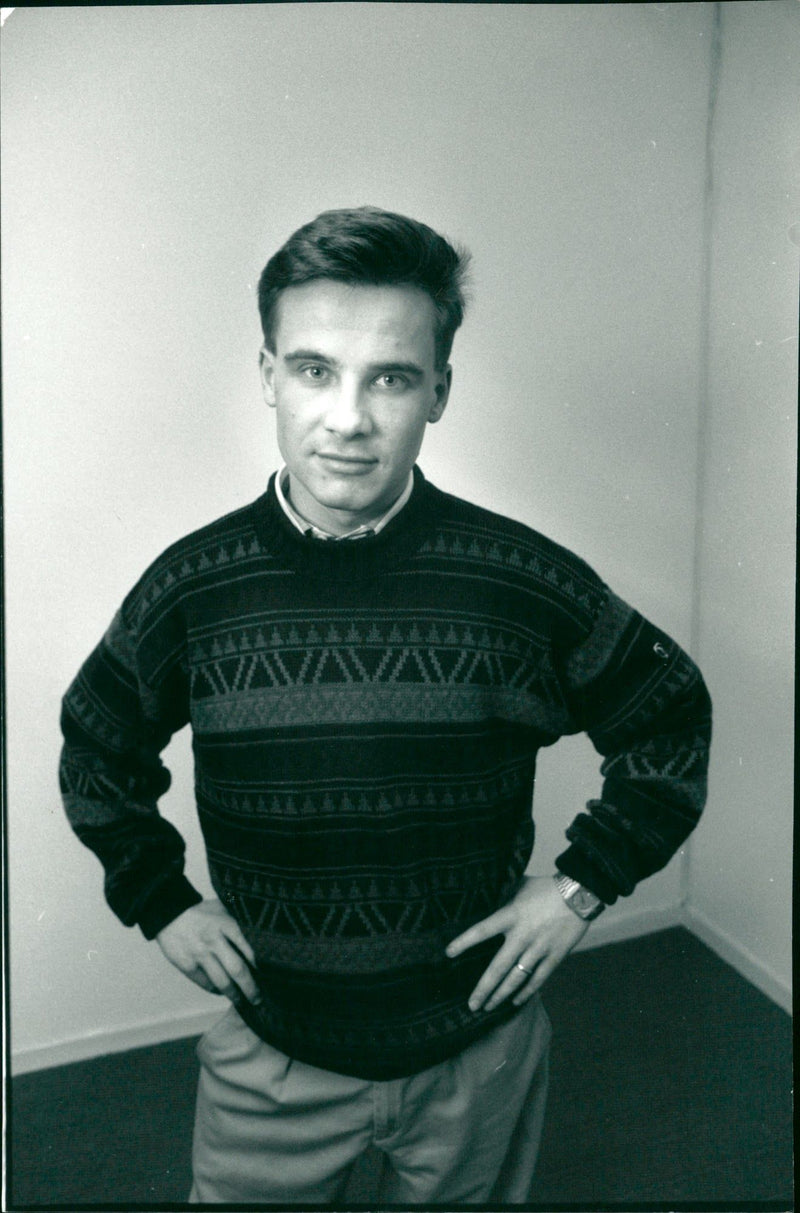Ulf Kristersson, ordf. MUF - Vintage Photograph