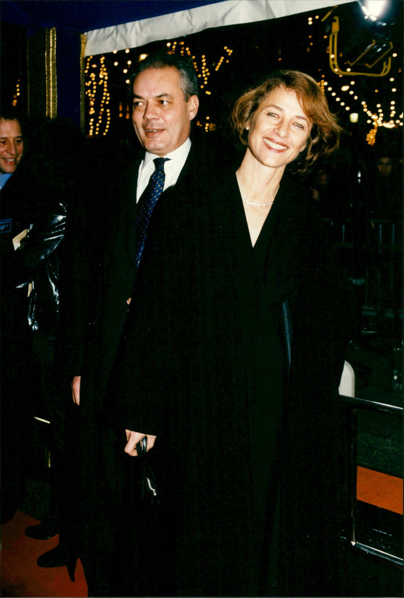 Charlotte Rampling at the Paris Premiere of James Bond Film - Vintage Photograph