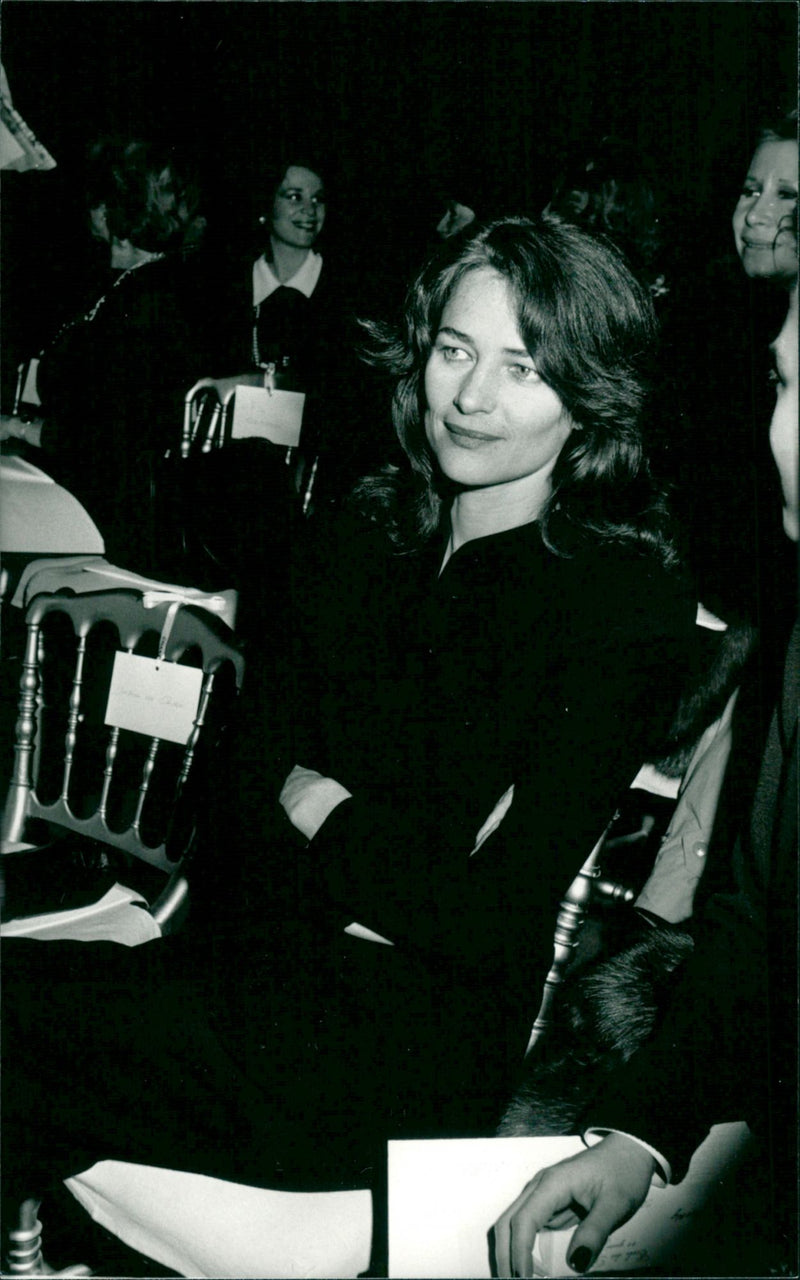 Charlotte Rampling at Paris Peep Show - Vintage Photograph