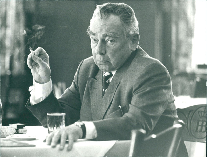 German Writer Erich Kastner - Vintage Photograph
