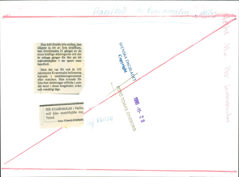 1986 VIKING LINE BUT ROOM ROLLS CALLS FIVE AFTER HALLENS SCANS - Vintage Photograph