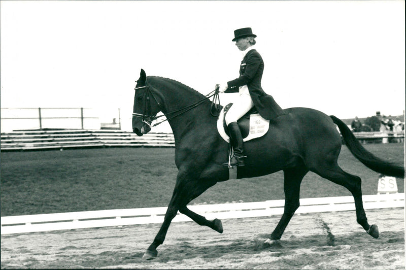 Louise Nathhorst and Poco - Vintage Photograph