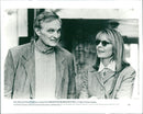 Alan Alda and Diane Keaton in a scene from the Manhattan Murder Mystery - Vintage Photograph