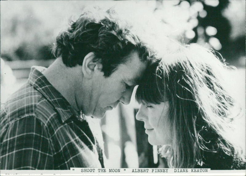 Albert Finney and Diane Keaton in the movie "Shoot the Moon" - Vintage Photograph