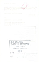 Christine Keeler Model in England - Vintage Photograph