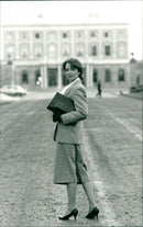 Christine Keeler Model in England - Vintage Photograph