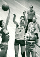 Basketball for the Deaf - Vintage Photograph