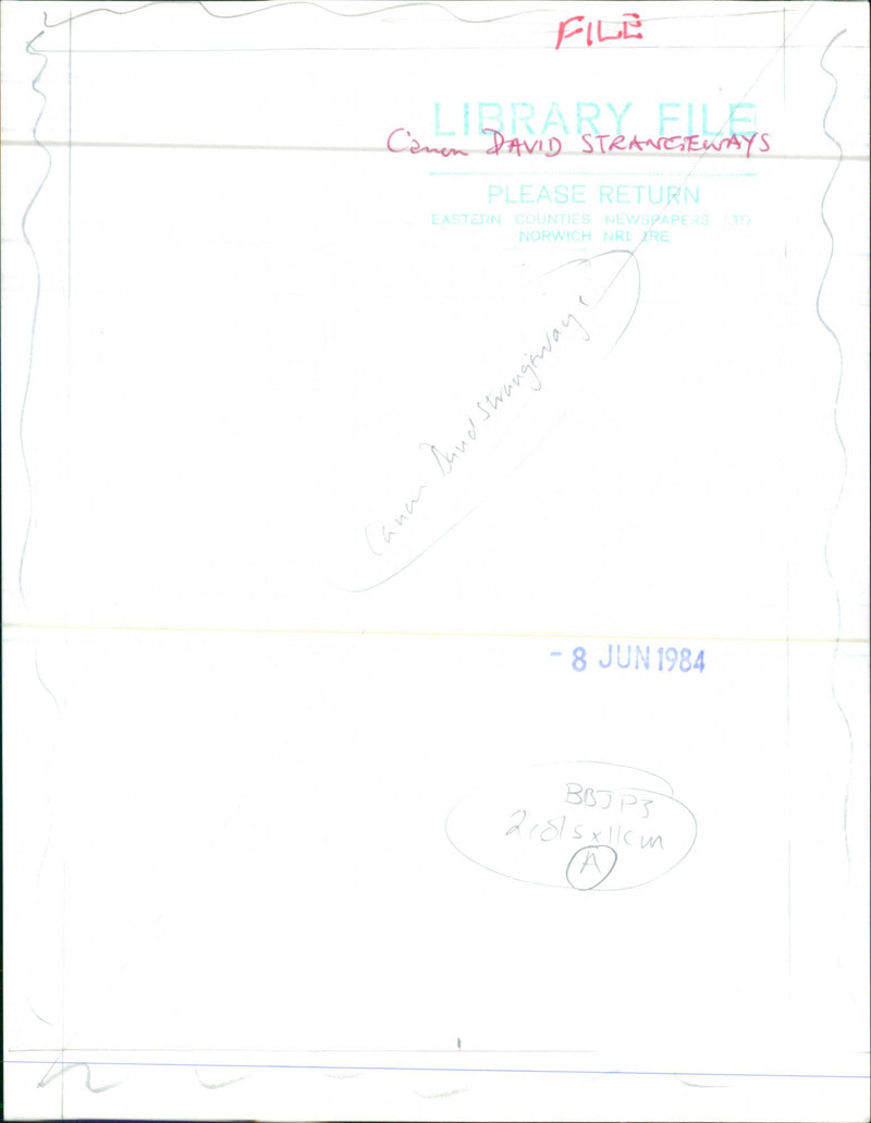 David Strangeways - Vintage Photograph