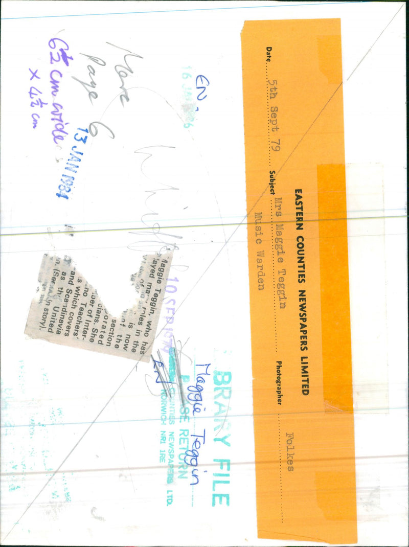 UNITED MUSIC SERIES - Vintage Photograph