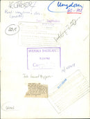 1965 DAGBLADETS GAR ESTE VSI COMPANY DUKE ENGLAND ARMY TOGETHER - Vintage Photograph