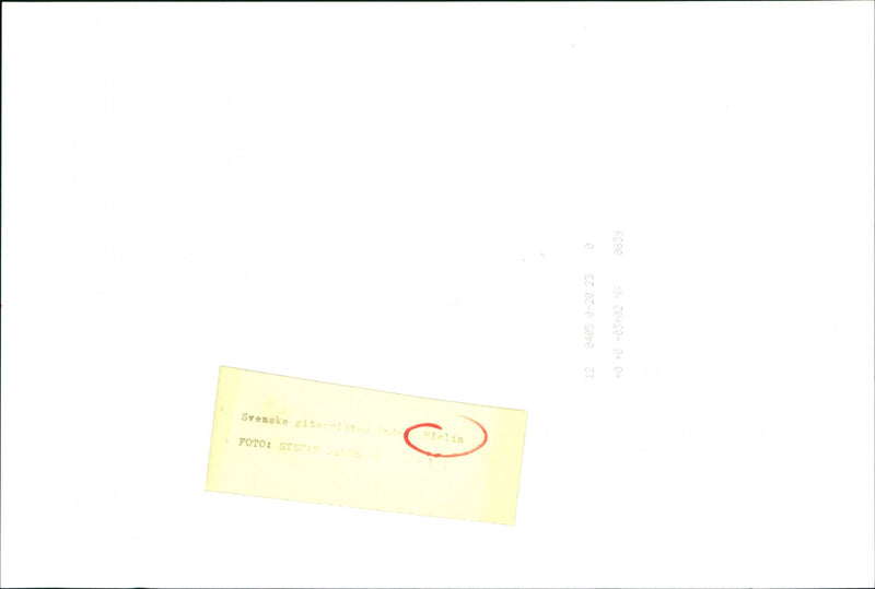 Andres Miolin: Musician - Vintage Photograph