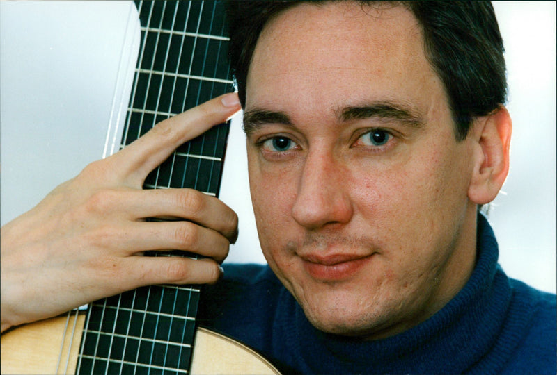 Andres Miolin: Musician - Vintage Photograph